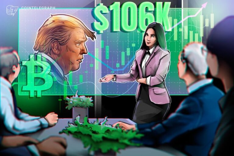 Bitcoin holds above $106K as traders bite nails over the absence of Trump crypto executive order