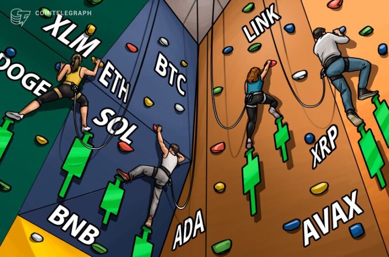 Price analysis 1/24: BTC, ETH, XRP, SOL, BNB, DOGE, ADA, LINK, AVAX, XLM