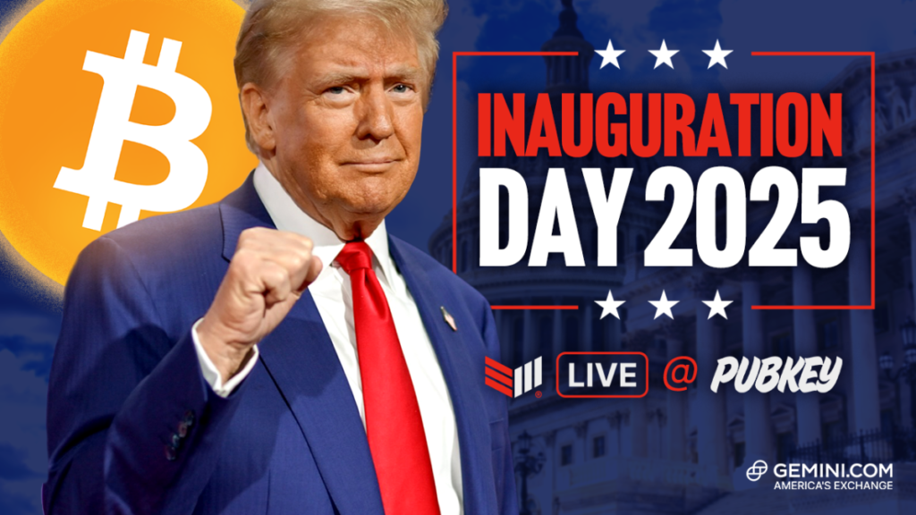 WATCH: BITCOIN PRESIDENT DONALD TRUMP’S INAUGURATION