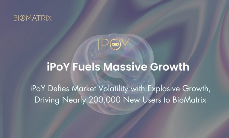 User Growth Surges Across BioMatrix Ecosystem After iPoY Debut