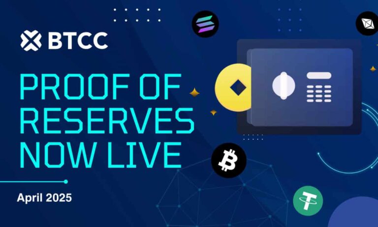 BTCC Exchange Announces Proof of Reserves in April 2025, Demonstrating Powerful 161% Asset Backing