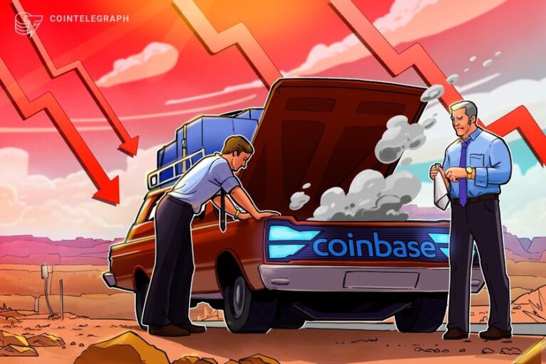 Coinbase revenue falls 10% in Q1, missing industry estimate
