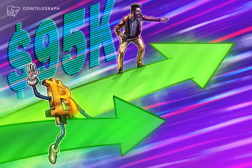 Bitcoin rebounds from bearish US GDP data as dip buyers push BTC price back toward $95K