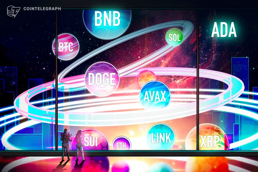 Price predictions 5/9: BTC, ETH, XRP, BNB, SOL, DOGE, ADA, SUI, LINK, AVAX