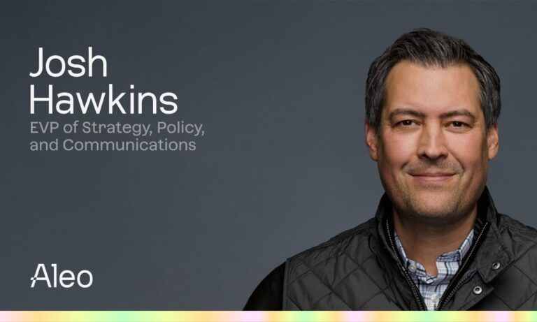 Aleo Announces Former Circle Financial Exec Josh Hawkins As EVP Strategy, Policy & Communications