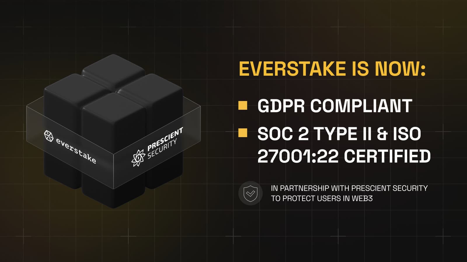 Everstake Secures SOC 2 Type II, ISO 27001 & GDPR Compliance to Strengthen Institutional-Grade Security