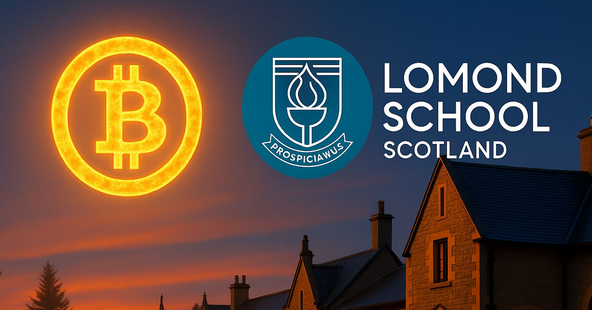 Scotland’s Lomond School and Saifedean Ammous Launch New Bitcoin Scholarship Program
