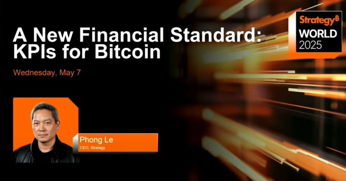Strategy CEO Phong Le Reveals How MSTR Is Rewriting Corporate Finance In New Bitcoin Presentation