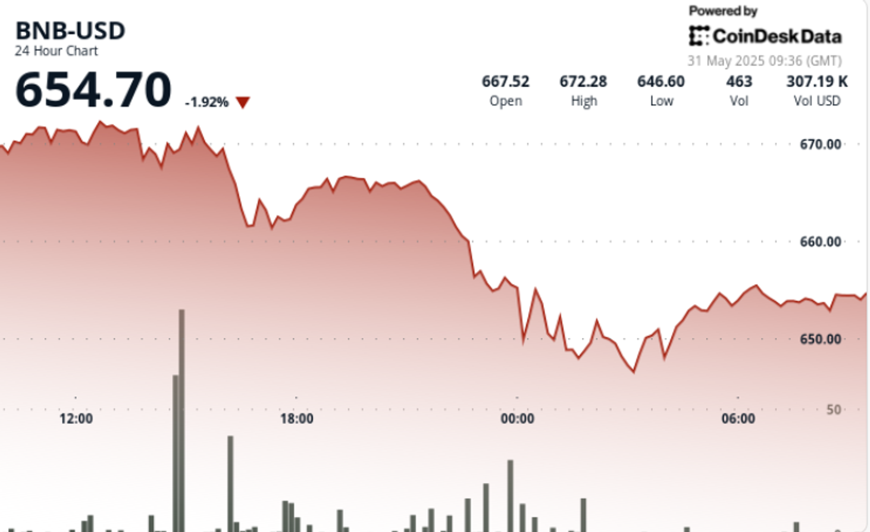 BNB Down 4% as Global Trade Tensions Overshadow SEC Victory