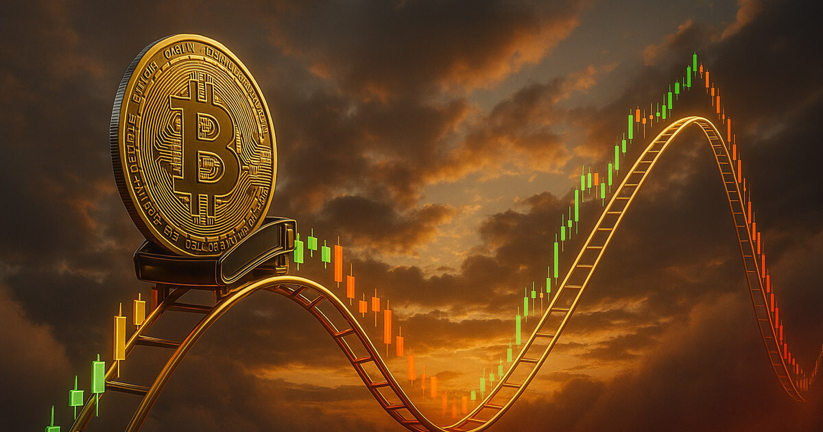 Bitcoin short term realized volatility drops to 16% after early April spike