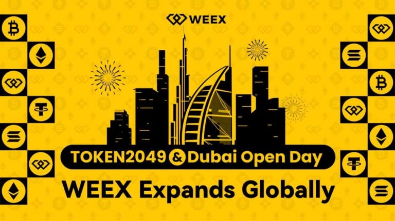 WEEX Shines at TOKEN2049, Launches Dubai Studio to Accelerate Global Expansion