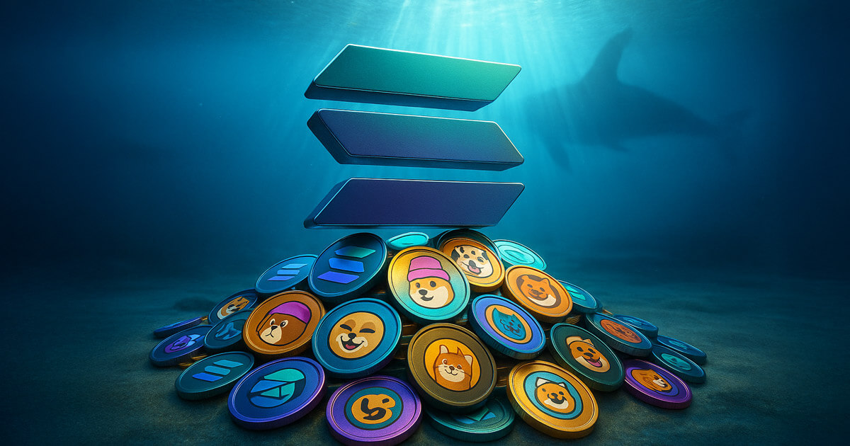 Crypto whale bets $6 million on Solana memecoins comeback amid market decline