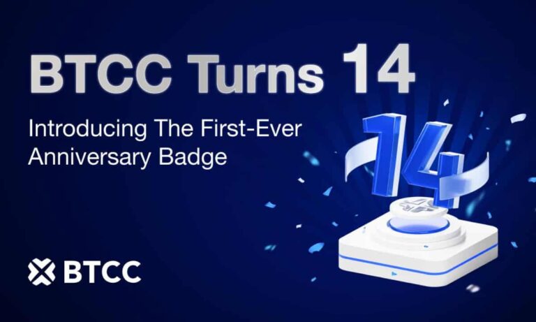 BTCC Exchange Celebrates 14th Anniversary with Launch of First-Ever User Badge Program