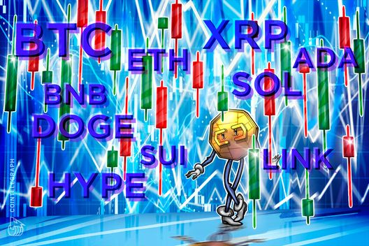 Price predictions 6/11: BTC, ETH, XRP, BNB, SOL, DOGE, ADA, HYPE, SUI, LINK