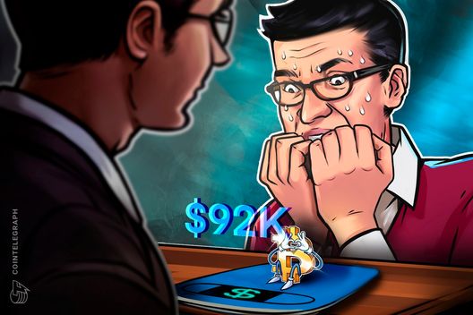 $92K dip vs 'short-lived war' — 5 things to know in Bitcoin this week