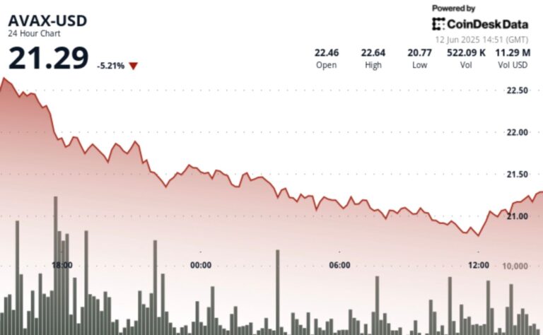 AVAX Rebounds From Key Support After 6% Plunge