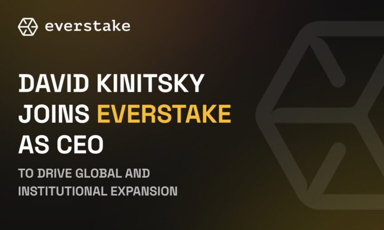 David Kinitsky Joins Everstake as CEO to Drive Institutional Growth, Investment and Global Expansion