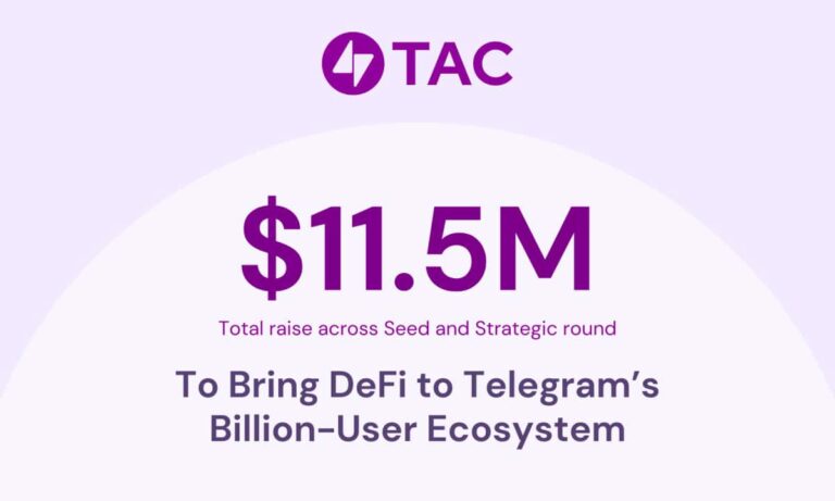 TAC Raises $11.5M to Bring DeFi to Telegram’s Billion-User Ecosystem