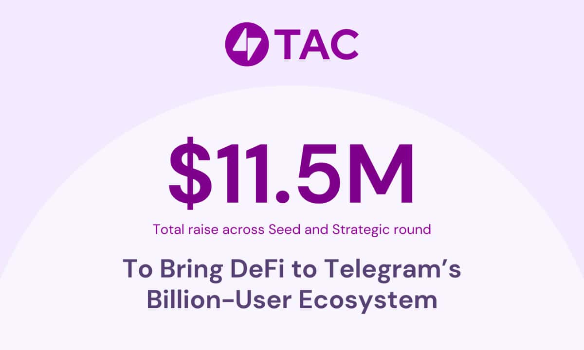 TAC Raises $11.5M to Bring DeFi to Telegram’s Billion-User Ecosystem
