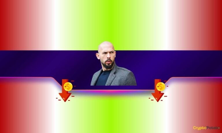 Andrew Tate Lost Over $500K Trading Crypto: Now He’s Betting Big on Ethereum (ETH)