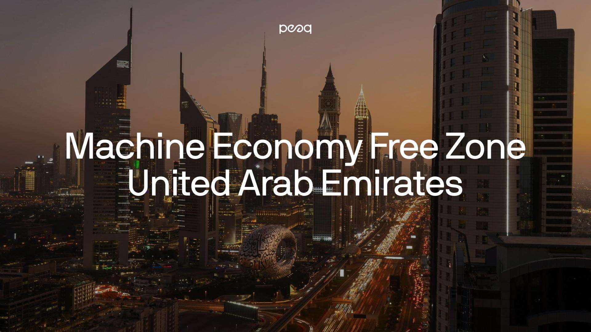 peaq and Pulsar launch Machine Economy Free Zone for the United Arab Emirates