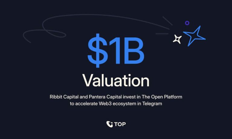 The Open Platform is the first unicorn in Web3 ecosystem in Telegram at $1bn valuation