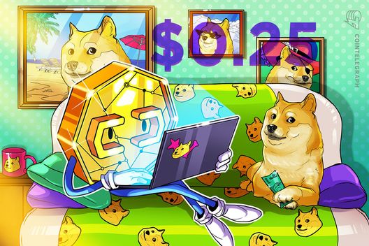 DOGE double-bottom pattern hints at price rebound to $0.25