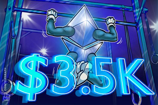 Ethereum looks to break $3,500 as RSI 'buy signal' targets $10K ETH price