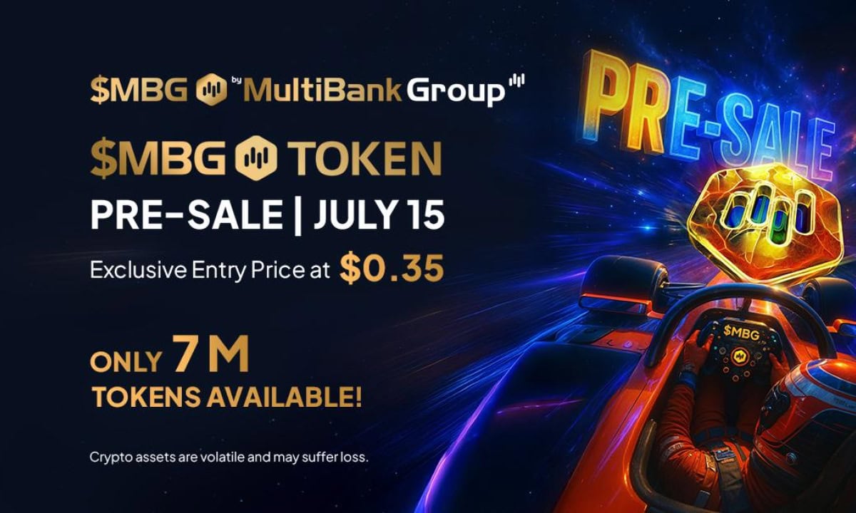 $MBG Token Pre-Sale Set for July 15 — Only 7 Million Tokens Available at $0.35