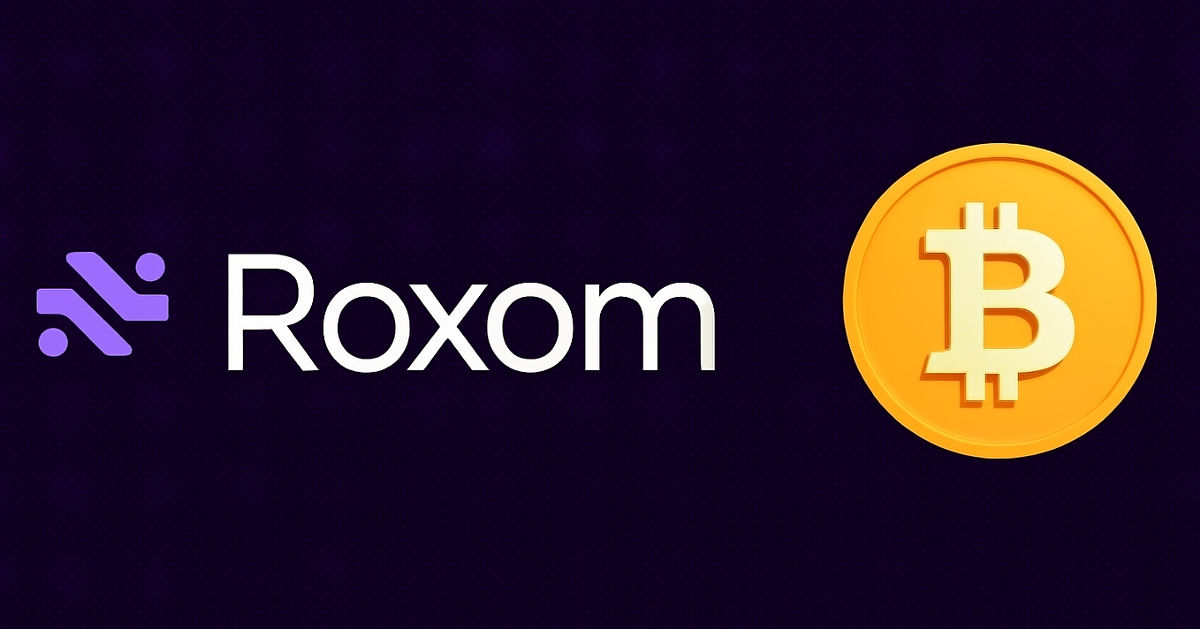 Roxom Announces Launch of Bitcoin Denominated Capital Market Platform in September