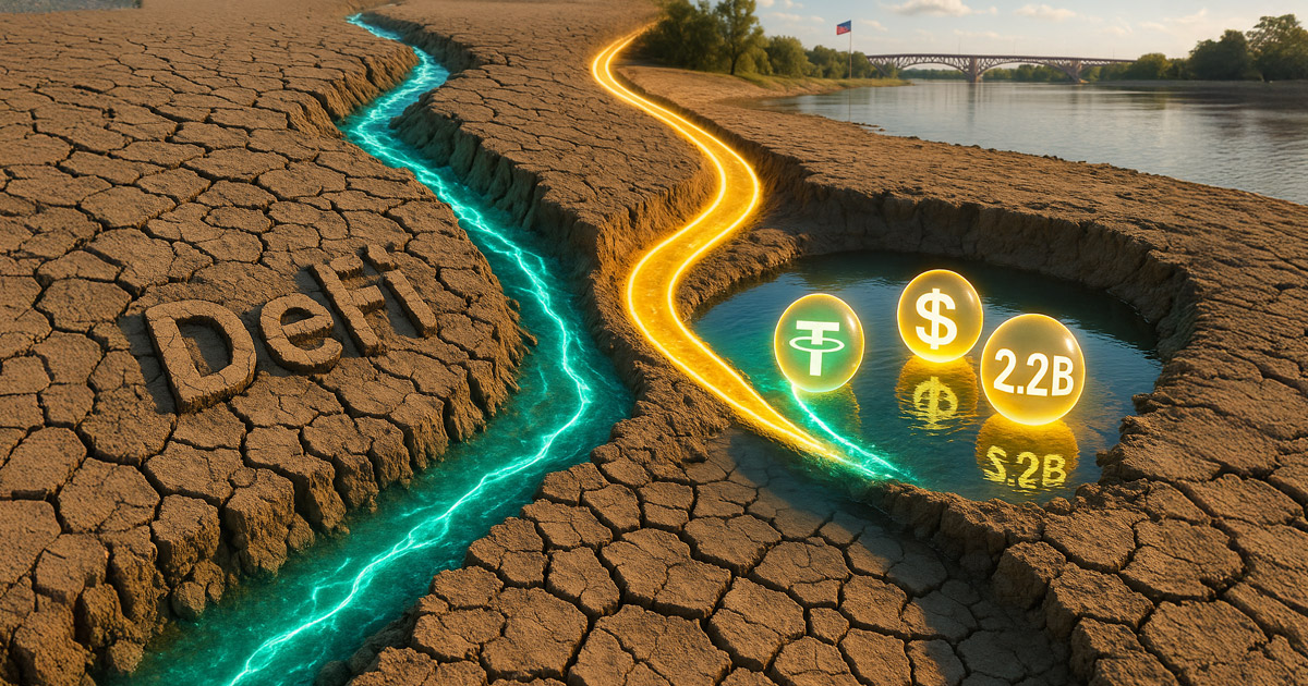 Capital shifts to stablecoins as DeFi protocols bleed TVL