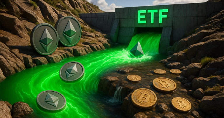 Ethereum ETFs eclipse Bitcoin funds with $1B inflow streak on anniversary week