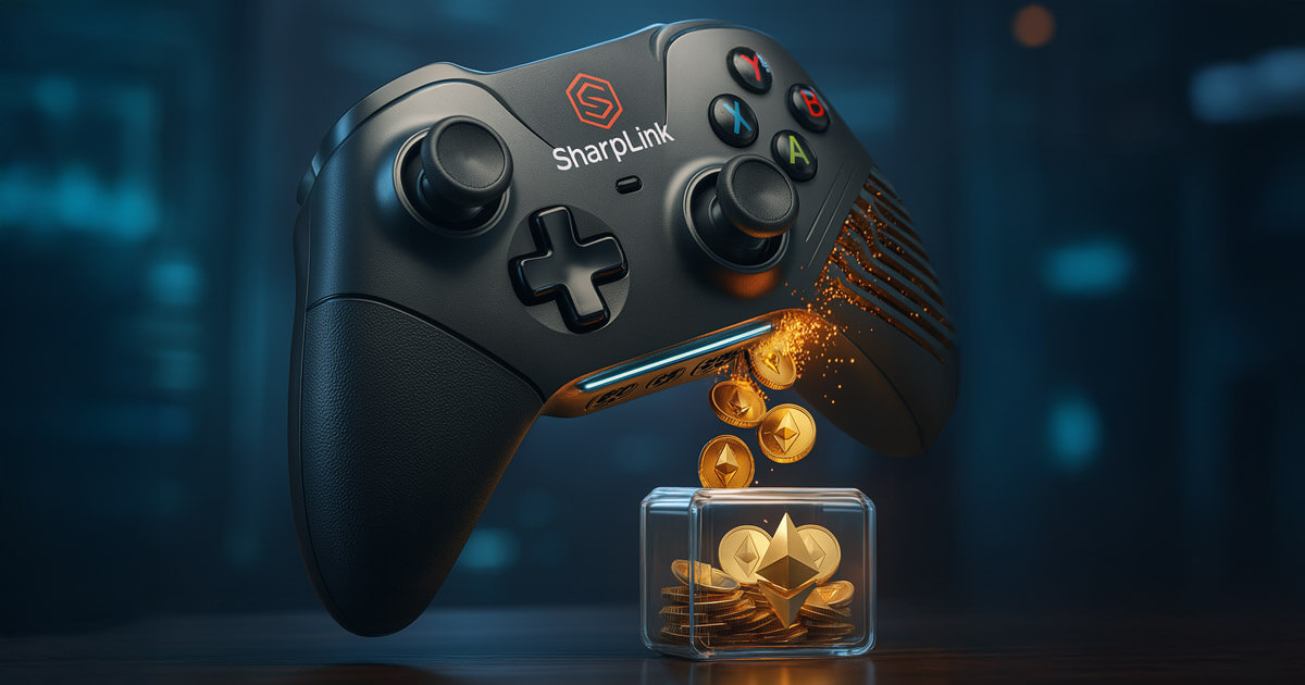 SharpLink moves $295M into Ethereum, closing in on 500,000 ETH milestone