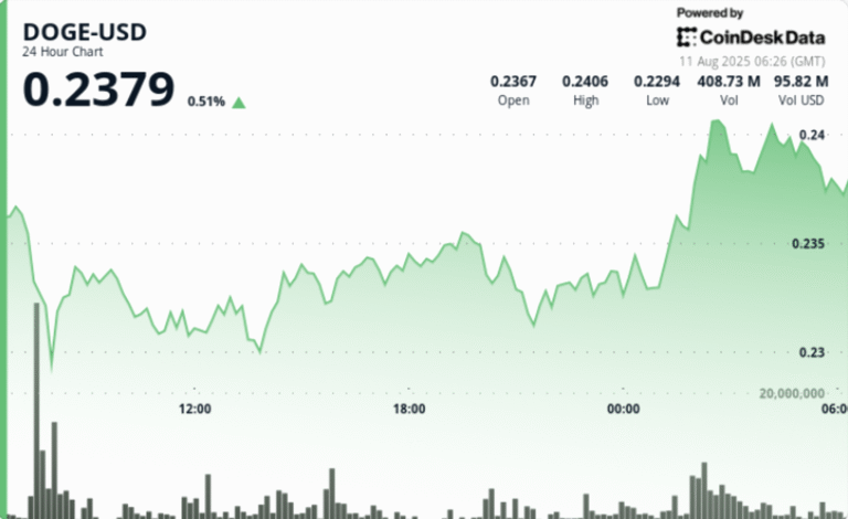 $200M Whale Purchases Propel DOGE 3% Higher in Breakout Session