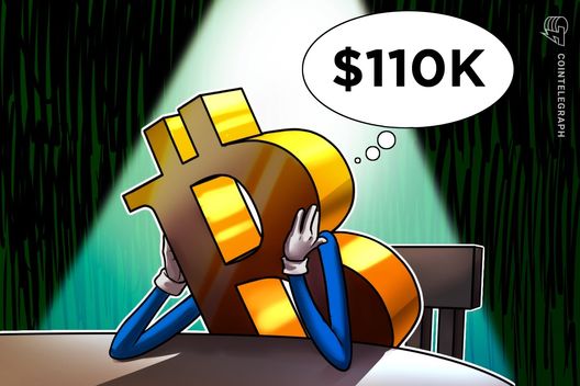 Bitcoin eyes liquidity at $110K: Watch these BTC price levels next