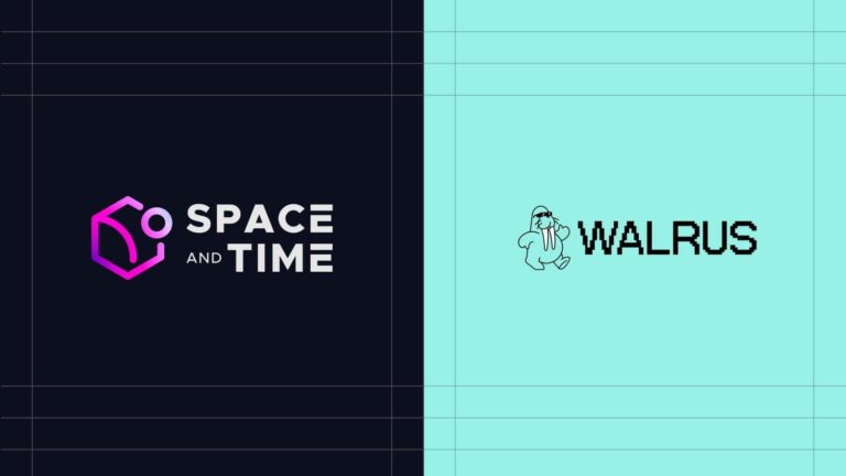 Space and Time Partners with Walrus to Power Real-Time Insights for Onchain Data