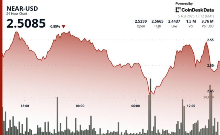NEAR Plunges 5% Before Staging Sharp Recovery Rally