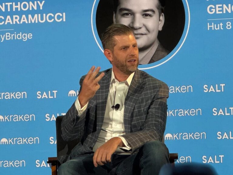 There’s ‘No Question In The World’ Bitcoin Will Be Worth $1M: Eric Trump