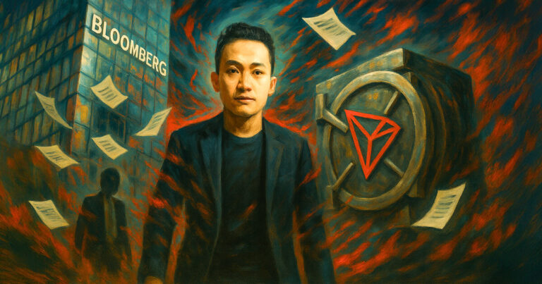 Bloomberg faces lawsuit for disclosing Justin Sun’s TRON token holdings