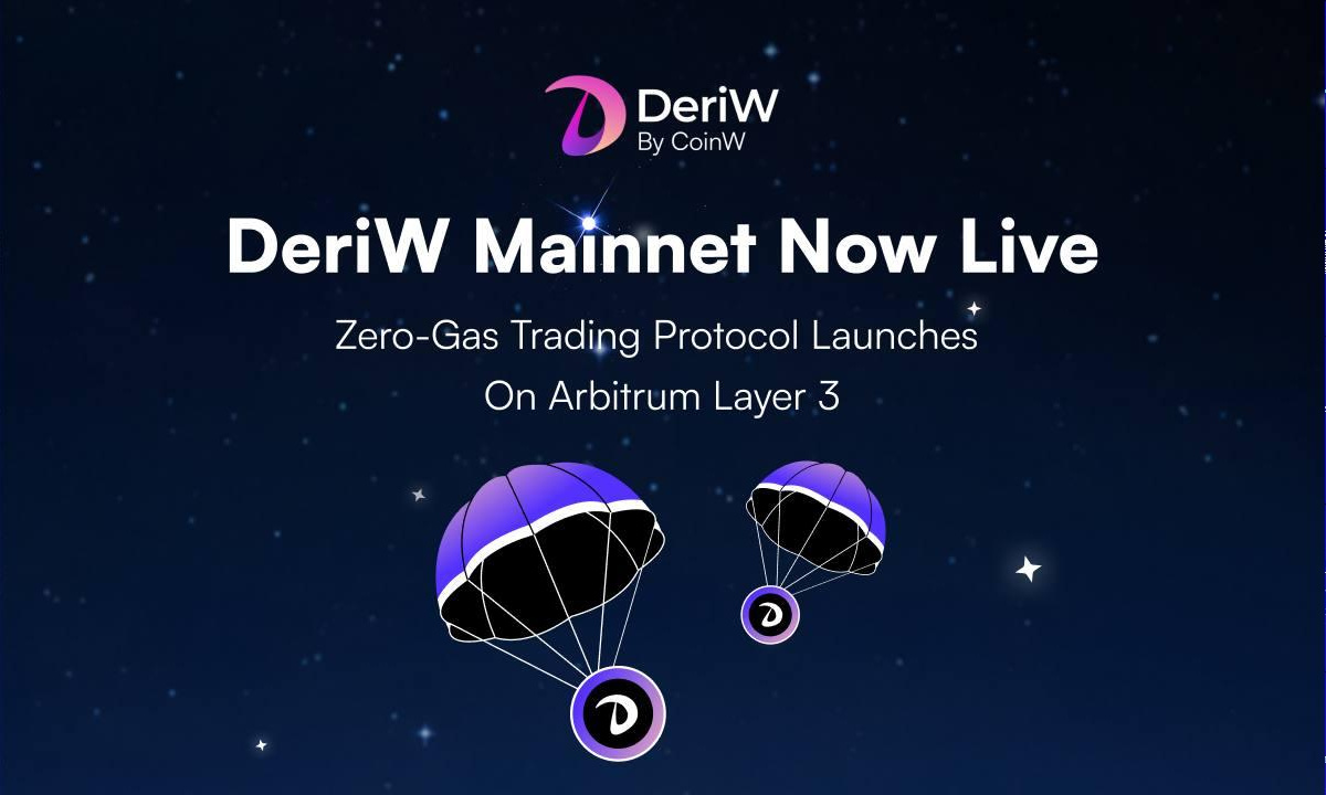 DeriW Launches Its Mainnet, Ushering in a New Era of Gas Free On-Chain Derivatives