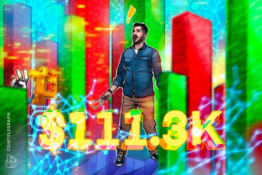 Bitcoin taps $111.3K as forecast says 10% dip ‘worst case scenario’