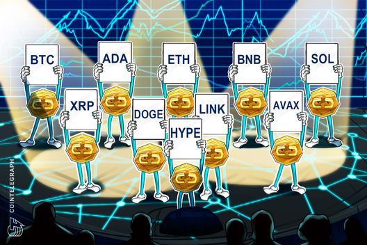 Price predictions 9/24: BTC, ETH, XRP, BNB, SOL, DOGE, ADA, HYPE, LINK, AVAX