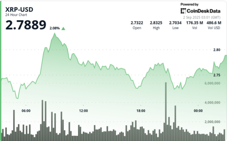XRP Consolidates Below $3 as RSI and MACD Signal Potential Breakout