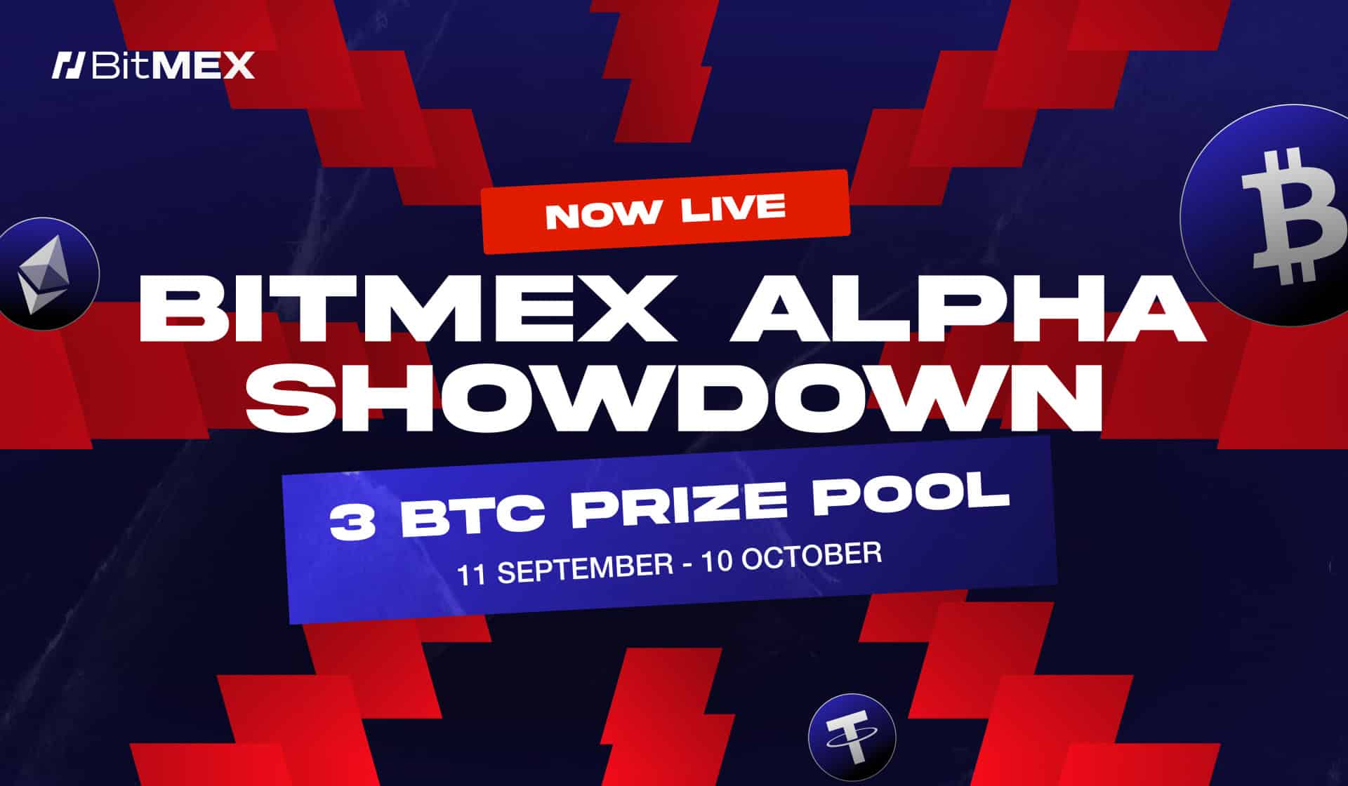 BitMEX Launches Alpha Showdown Trading Competition Featuring 3 BTC Prize Pool and Additional Rewards