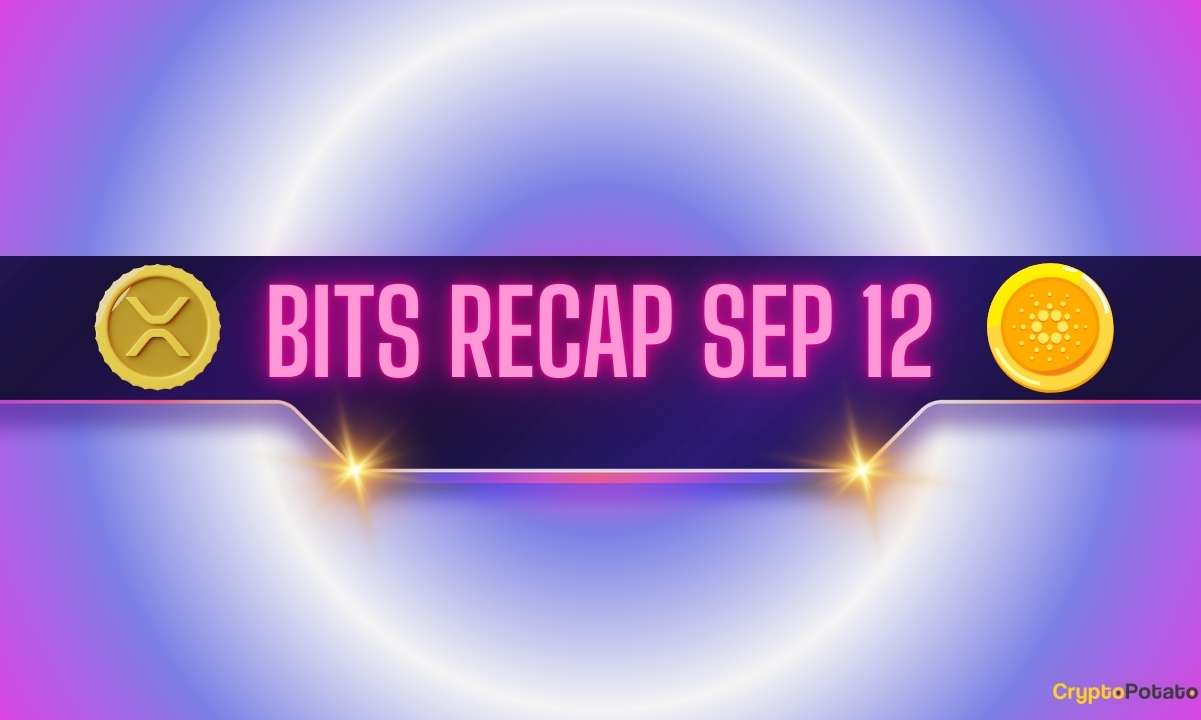 XRP and ADA Whale Moves, ETH Prepares for Breakout: Bits Recap Sep 12