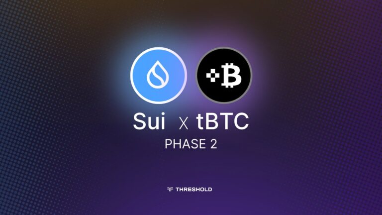Bitcoin Adoption on Sui Accelerates as Threshold Network and Sui Launch Phase 2 of tBTC Integration