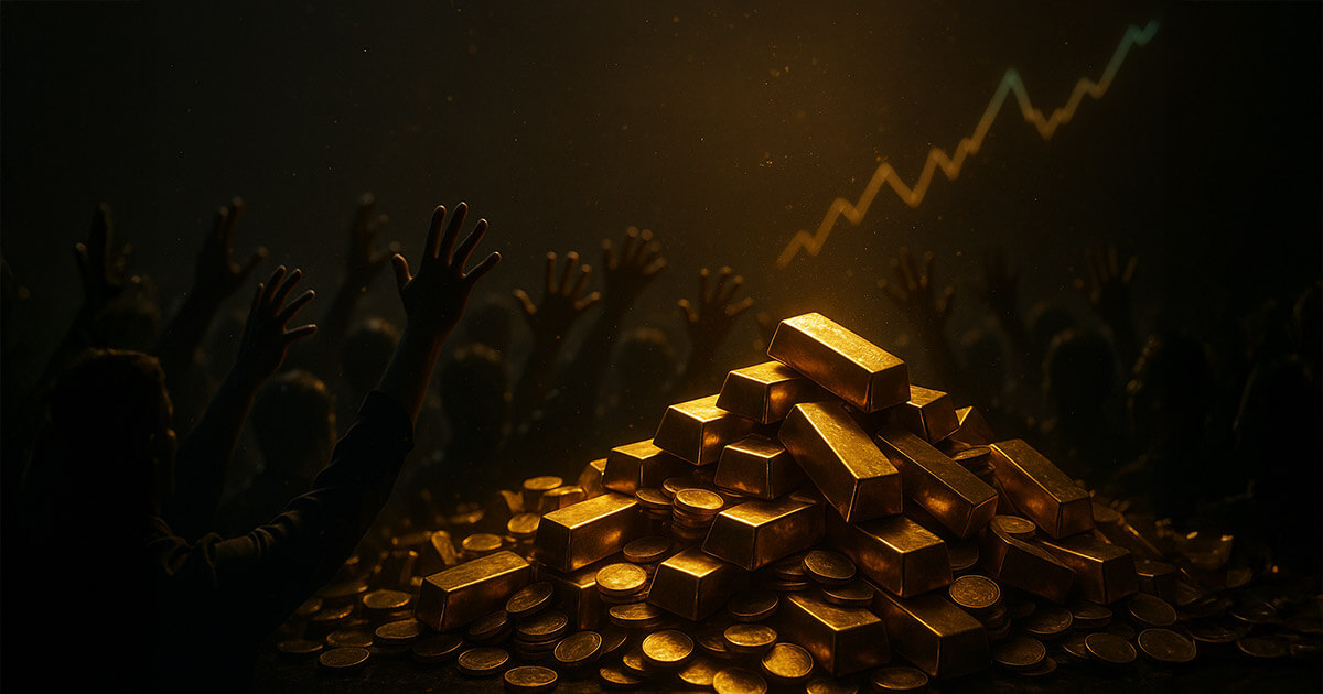 At over $3,600 an ounce, everyone’s buying gold