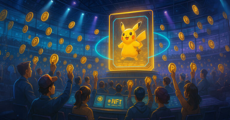 Tokenized Pokémon card trades surge 5.5x to $124 million in August