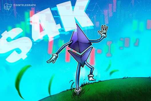 Can Ethereum reclaim $4K? ‘Smart trader’ whale raises ETH long to $131M