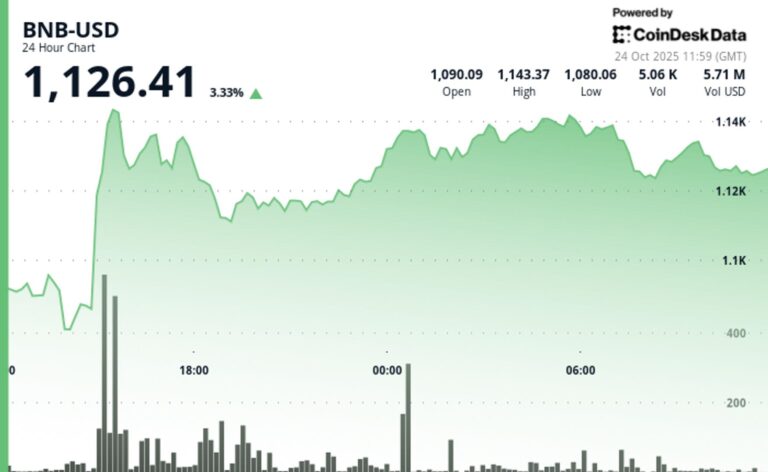 BNB Jumps, Sees 35% Volume Spike After Trump Pardons Binance Founder CZ